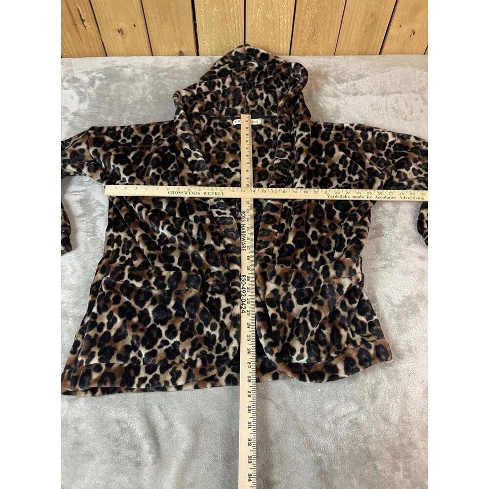 BKE Buckle Leopard Print Jacket Womens Large !! - Picture 4 of 14